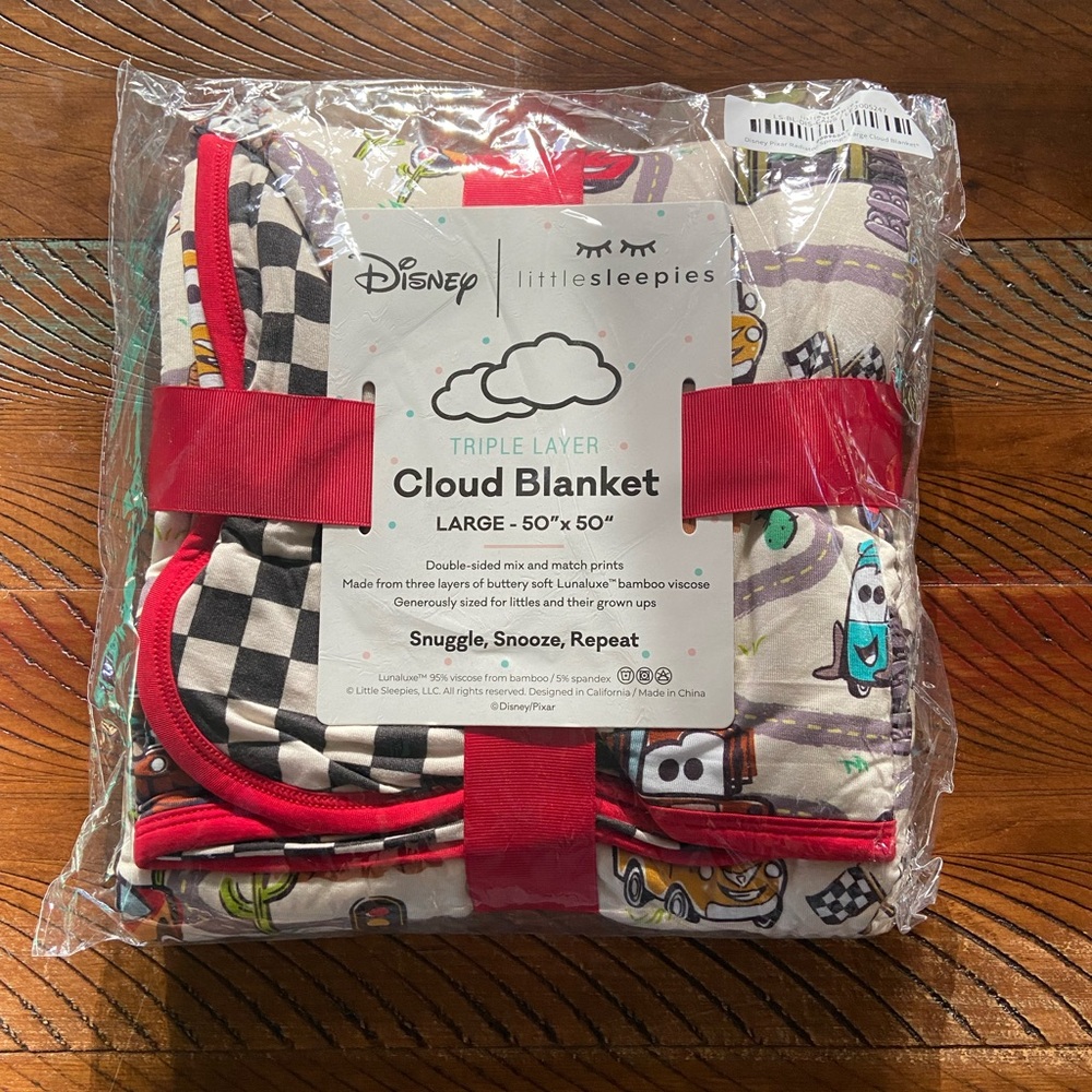 Little Sleepies Cars Cloud Blanket